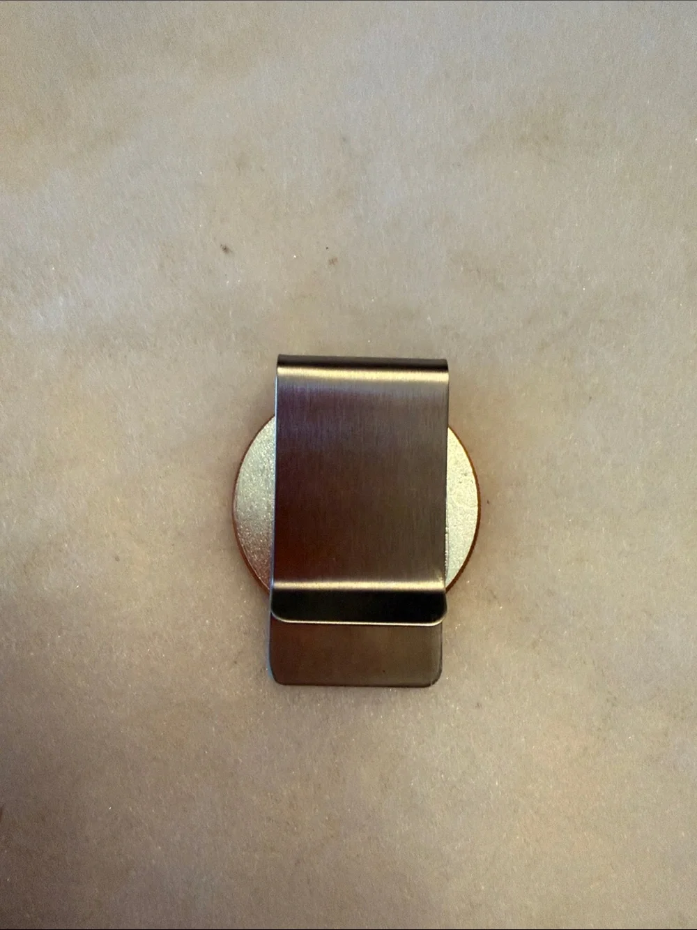 Copper Coin Money Clip - Copper Finish